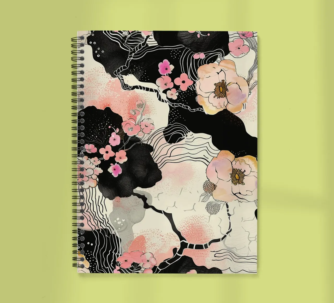 Sakura Serenity diario ad anelli da Botanical Pattern House