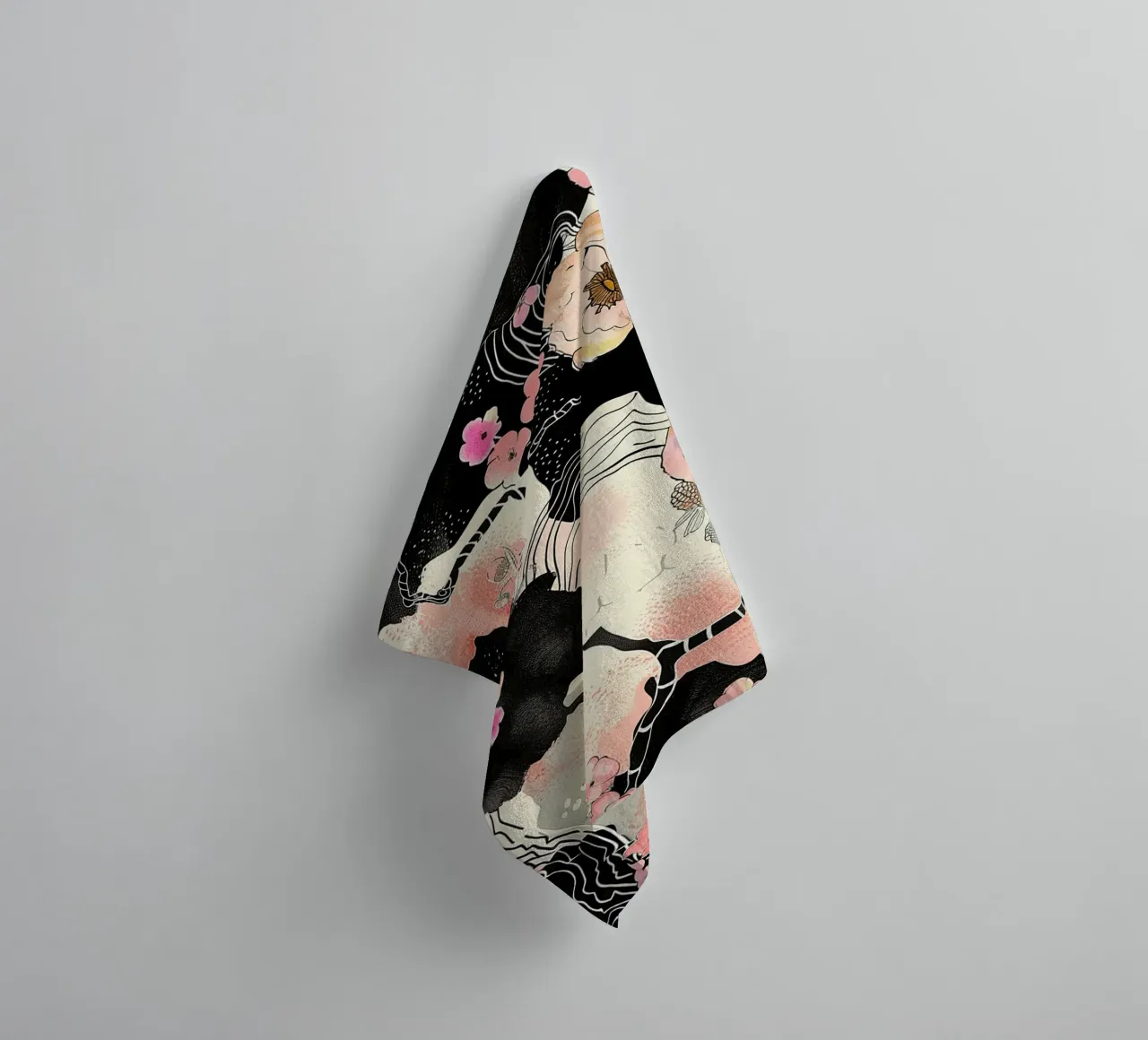 Sakura Serenity asciugamano da bagno da Botanical Pattern House