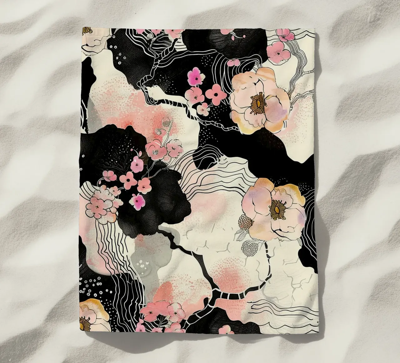 Sakura Serenity telo mare da Botanical Pattern House