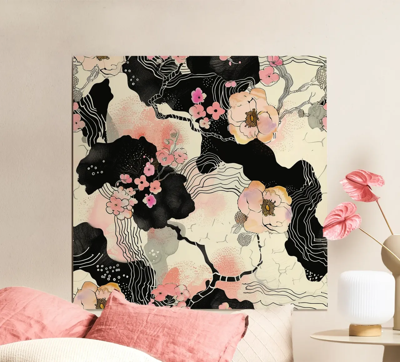 Sakura Serenity carta hahnemühle da Botanical Pattern House