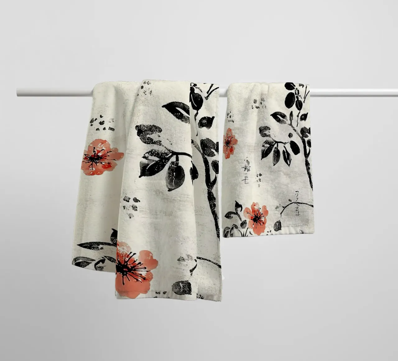 Sakura Serenity asciugamano da bagno da Botanical Pattern House