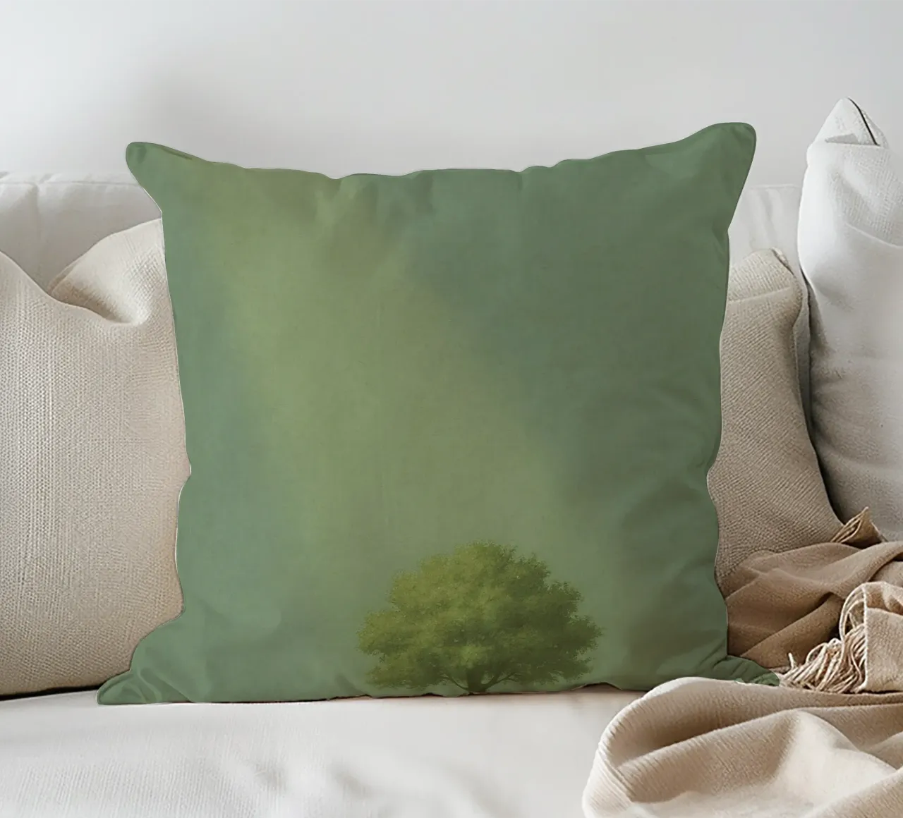 Illumination's Embrace decorative cushion by Mosaic Dialogue