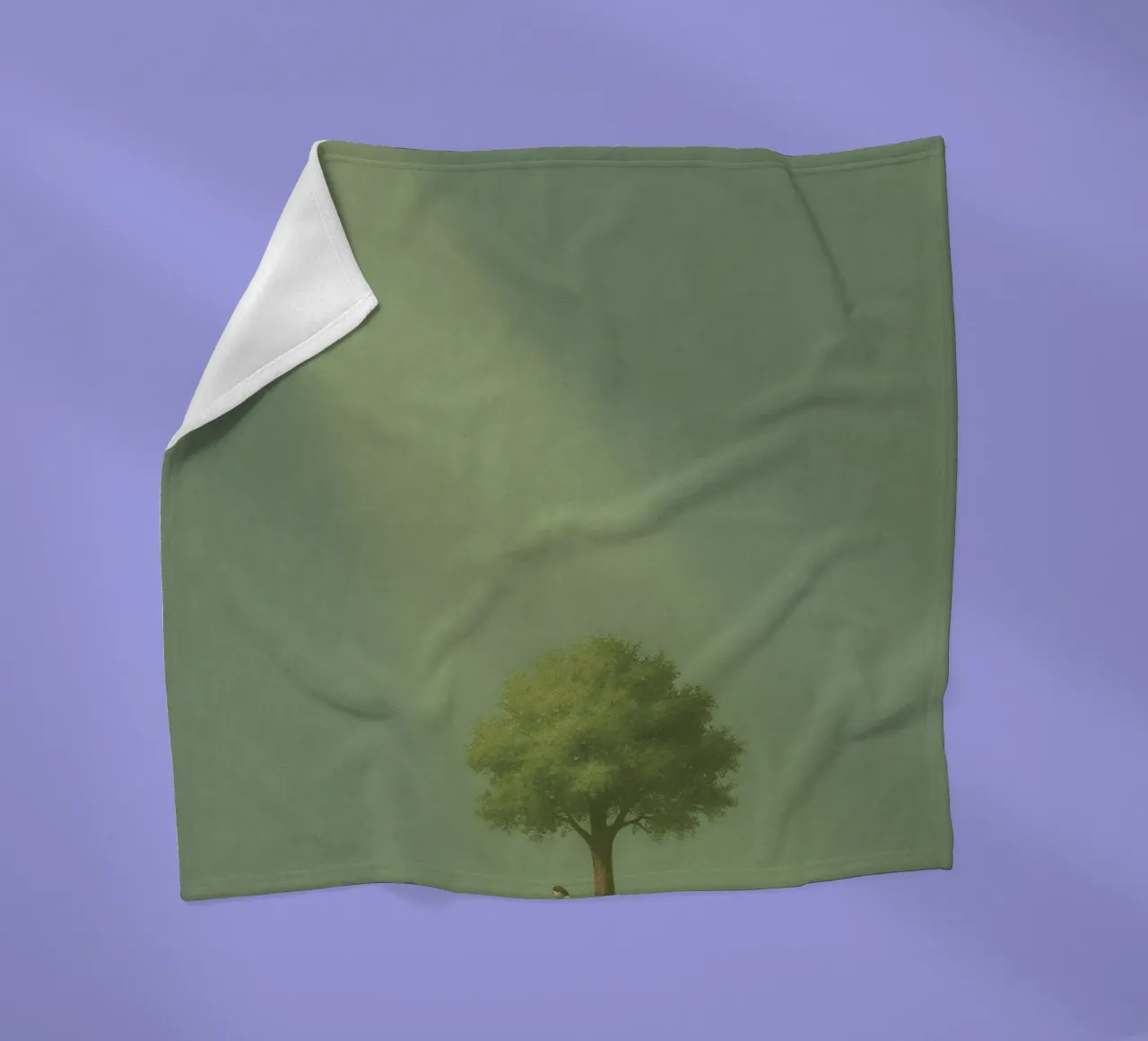 Illumination's Embrace fleece blanket by Mosaic Dialogue