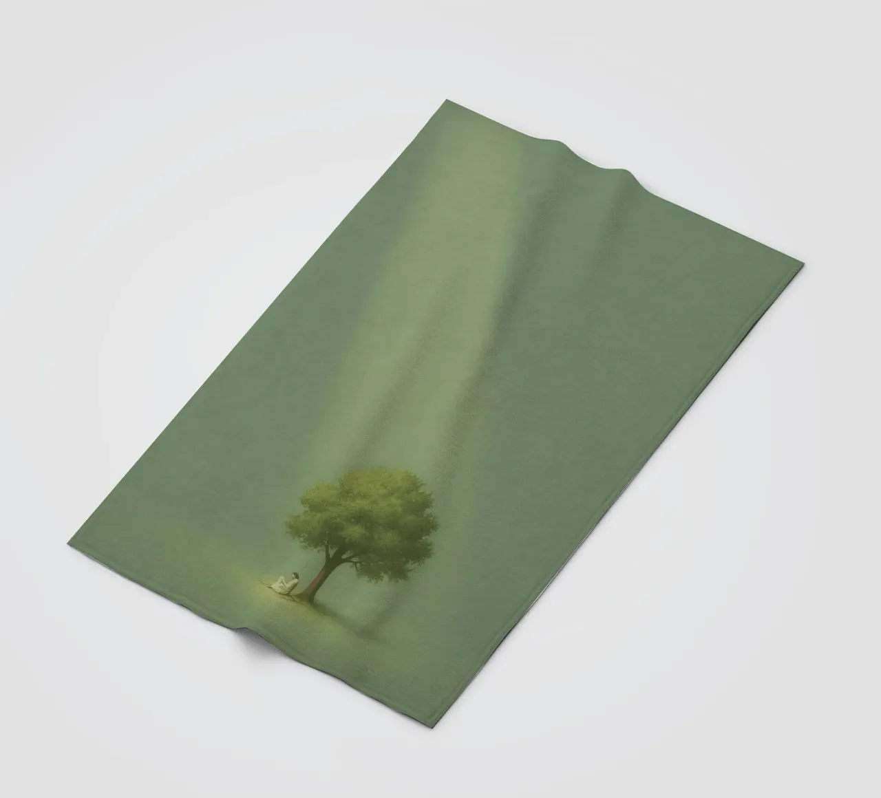 Illumination's Embrace fleece blanket by Mosaic Dialogue