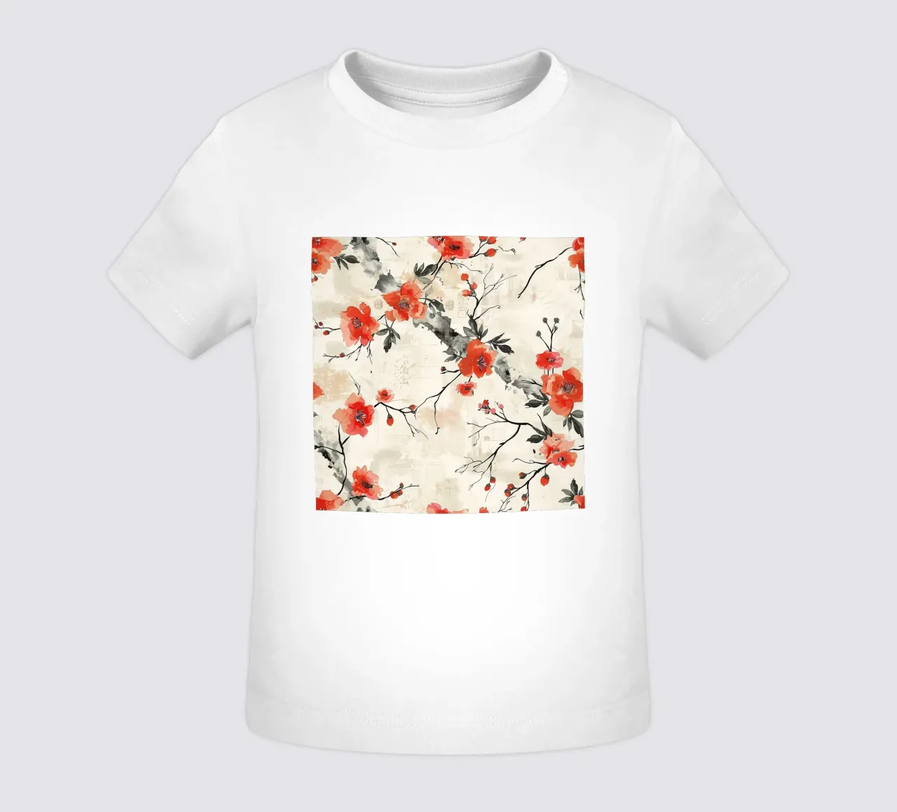 Sakura Serenity maglietta neonato da Botanical Pattern House