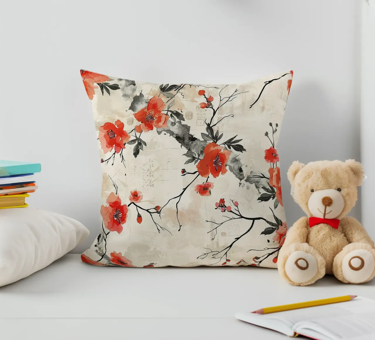 Sakura Serenity cuscino da Botanical Pattern House