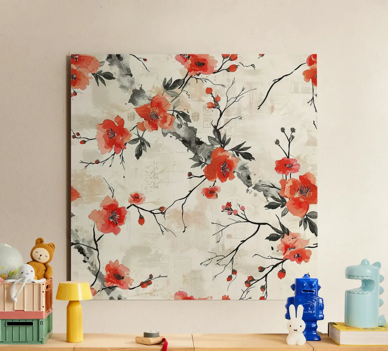 Sakura Serenity alluminio dibond da Botanical Pattern House