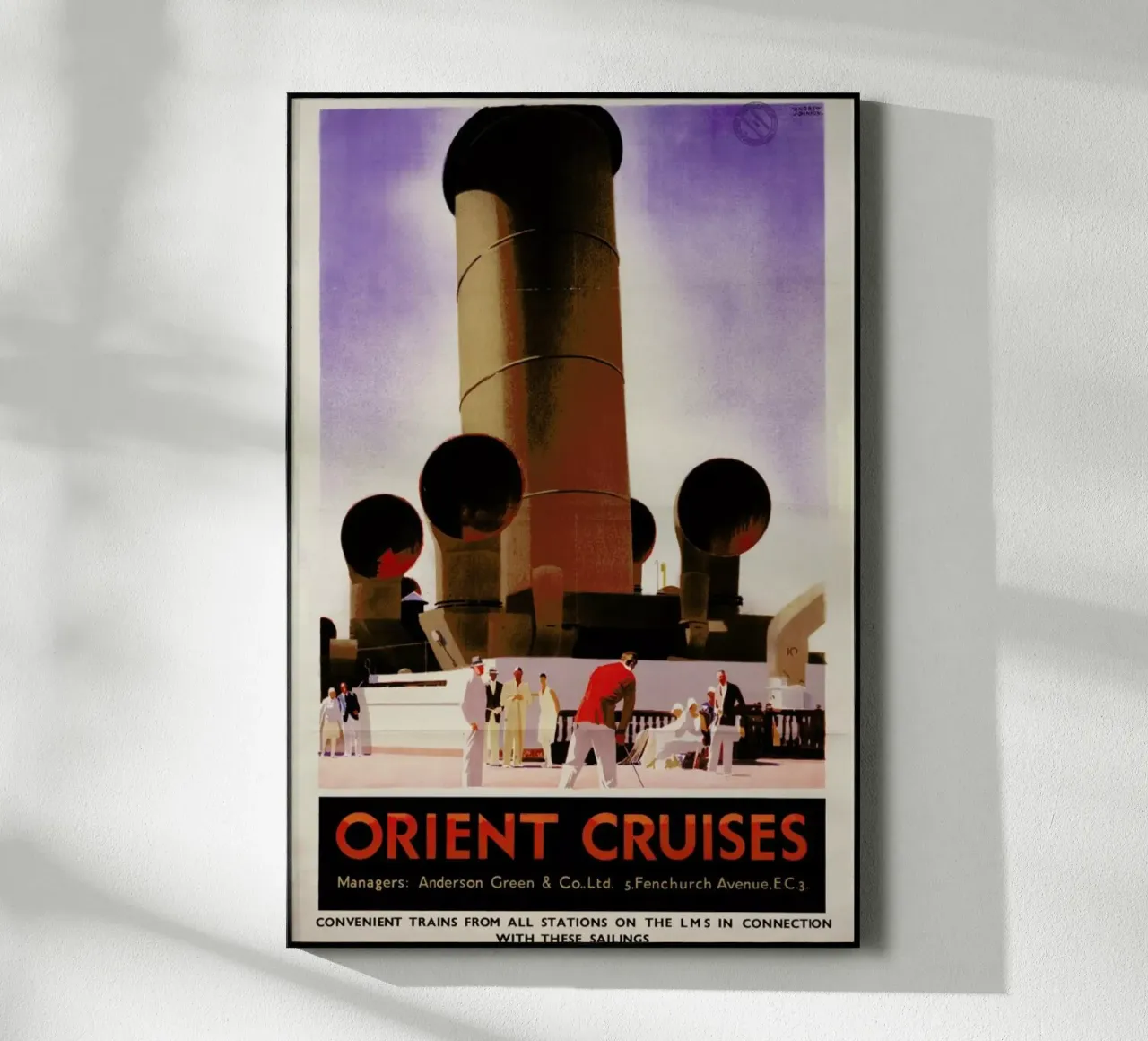 Johnson - Orient Cruises plexiglass da ARTOTHEK
