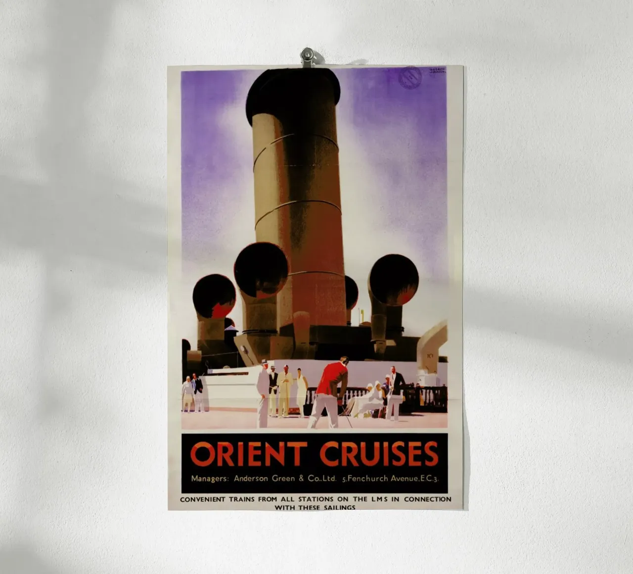 Johnson - Orient Cruises poster da ARTOTHEK