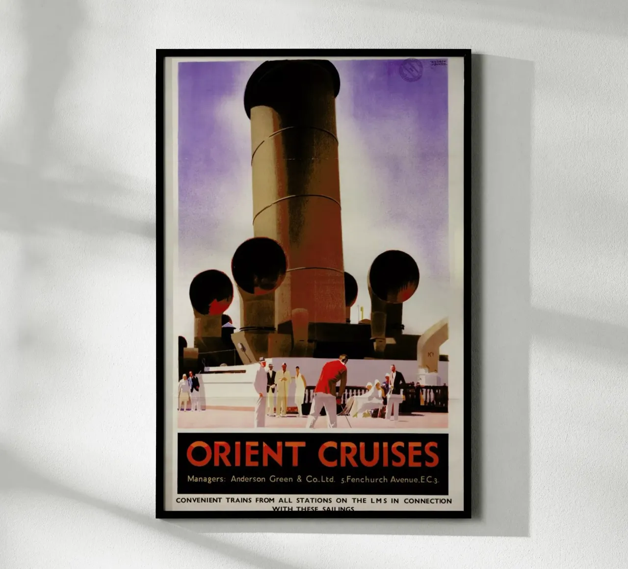 Johnson - Orient Cruises poster da ARTOTHEK