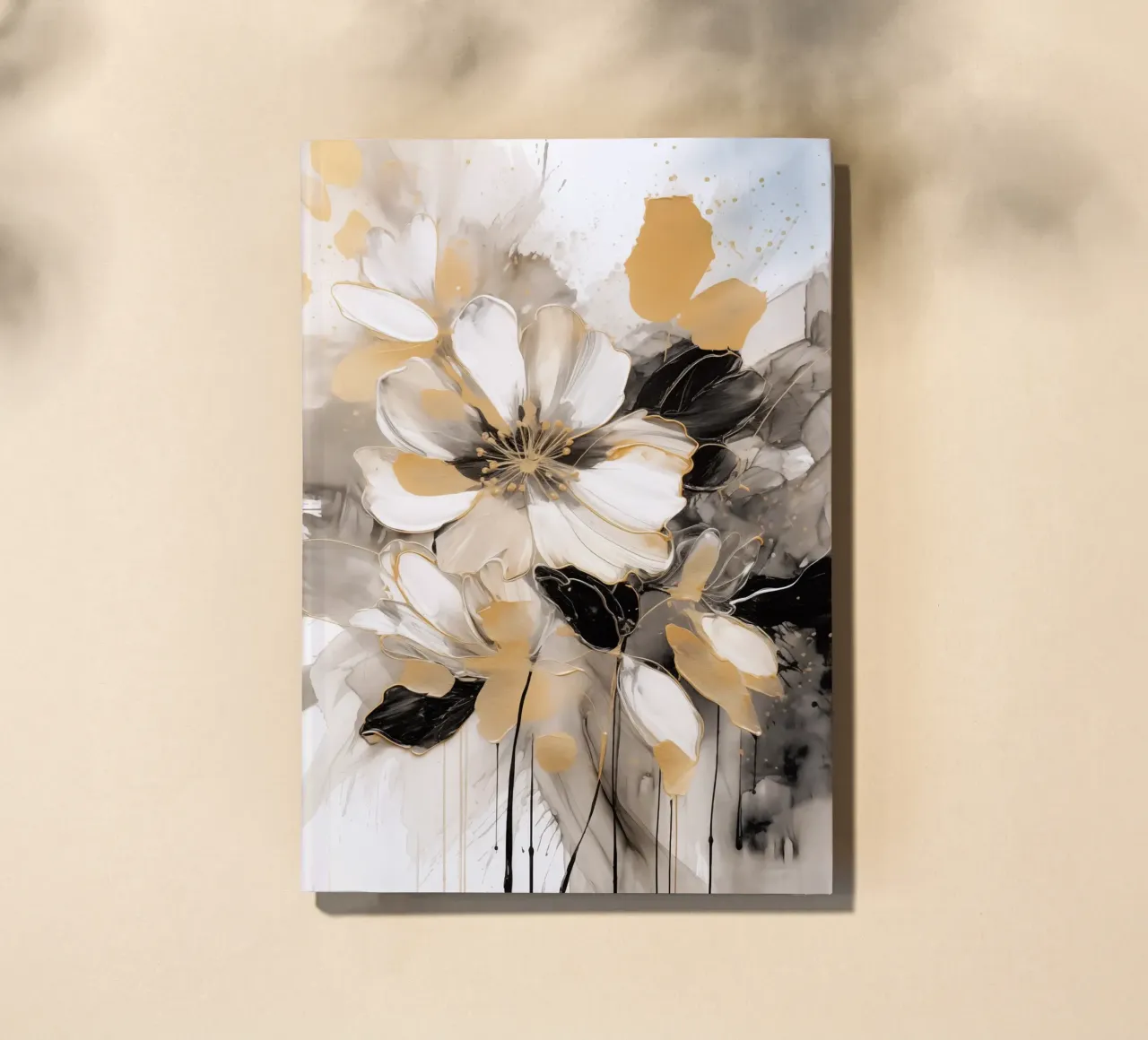 flowers abstract notebook by Imagine