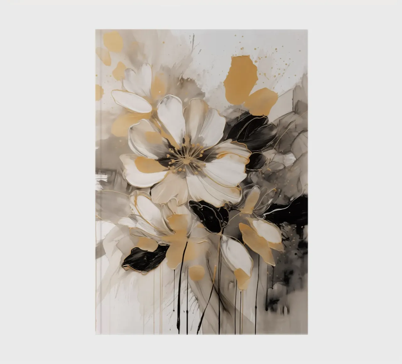 flowers abstract notebook by Imagine