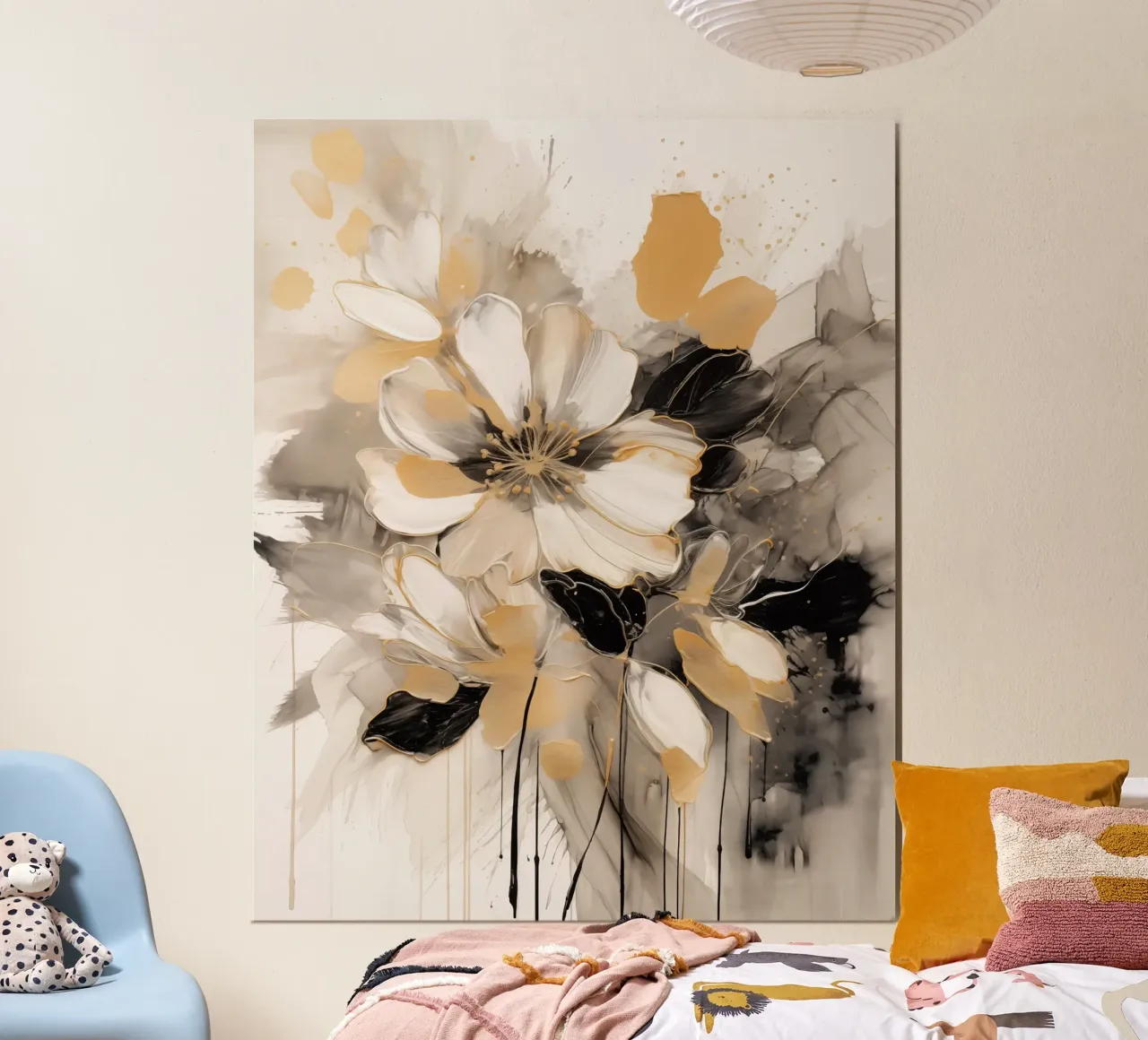 flowers abstract poster by Imagine