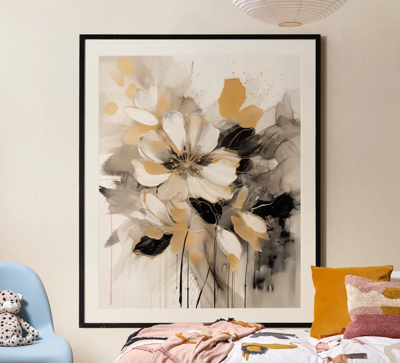 flowers abstract poster by Imagine