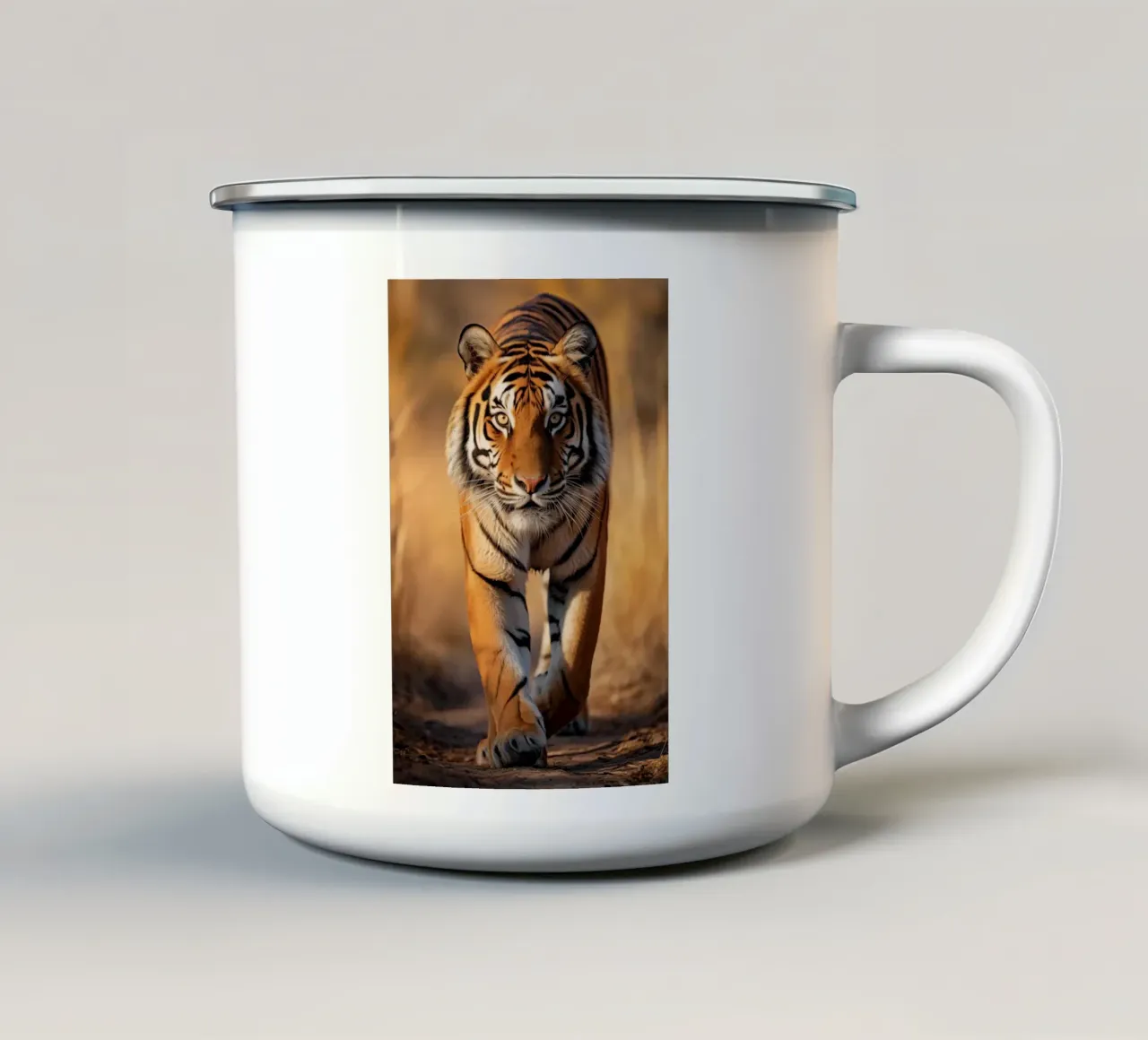 Tigre tazza in smalto da Imagine