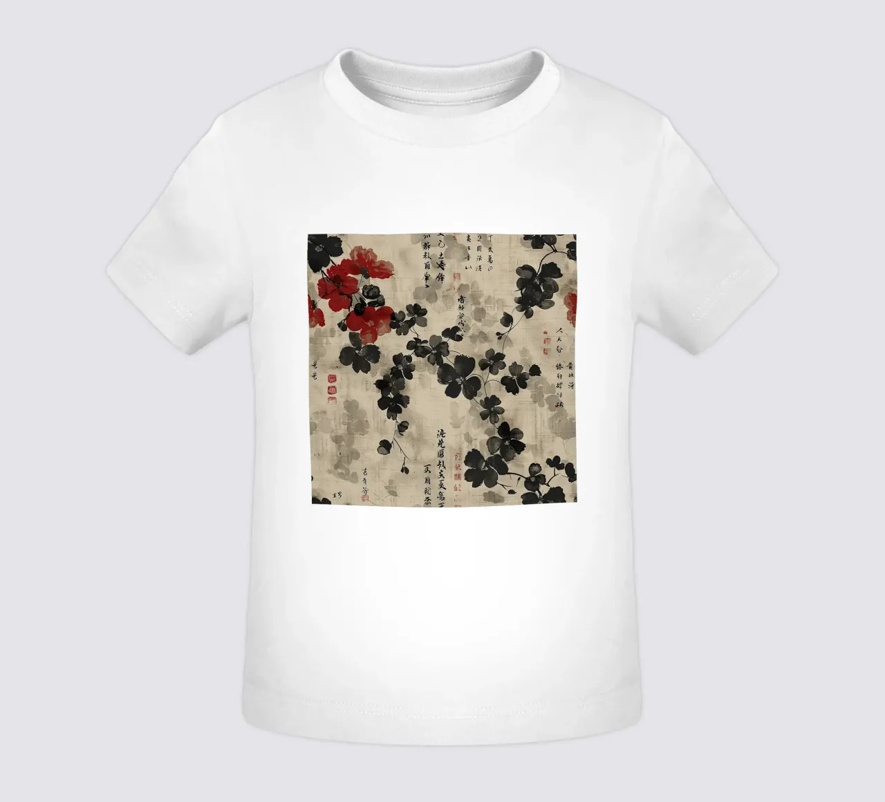 Sakura Serenity maglietta neonato da Botanical Pattern House