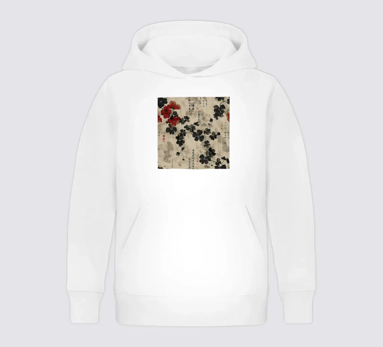 Sakura Serenity felpa bambino con cappuccio da Botanical Pattern House