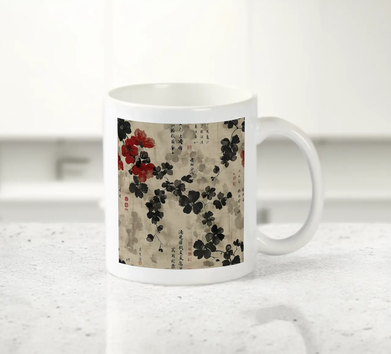 Sakura Serenity tazza in ceramica da Botanical Pattern House