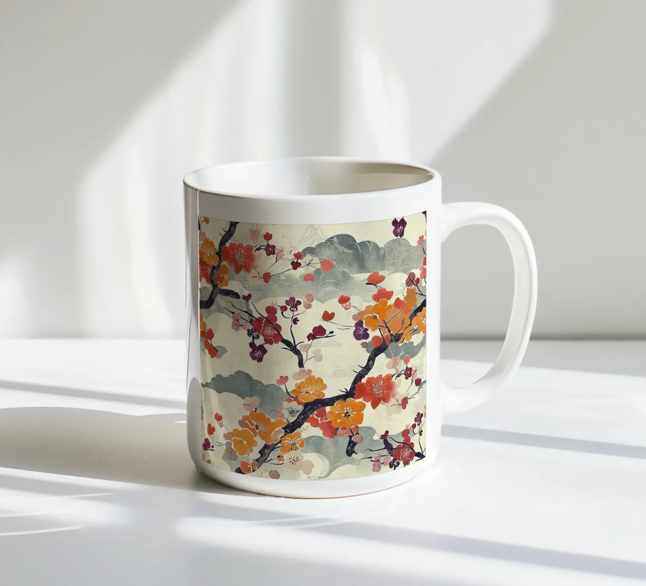 Sakura Serenity tazza in ceramica da Botanical Pattern House