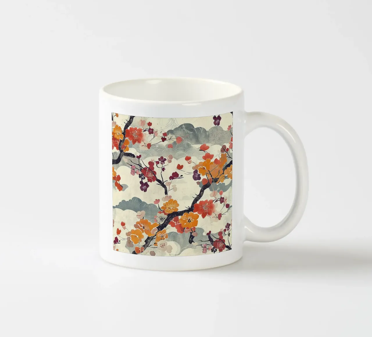 Sakura Serenity tazza in ceramica da Botanical Pattern House