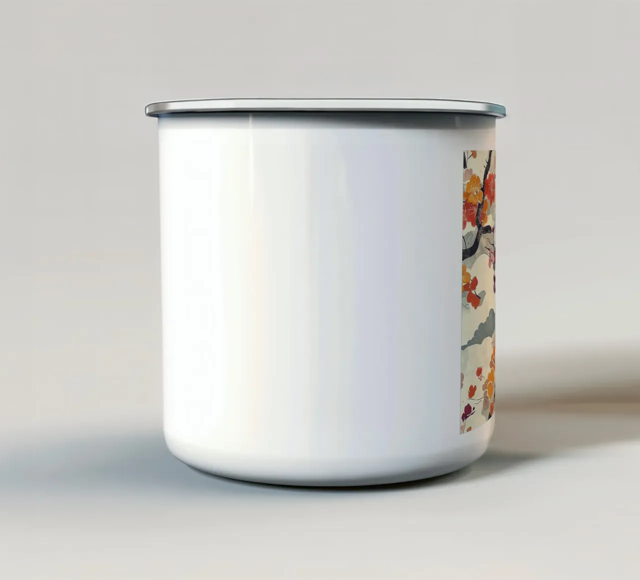 Sakura Serenity tazza in smalto da Botanical Pattern House