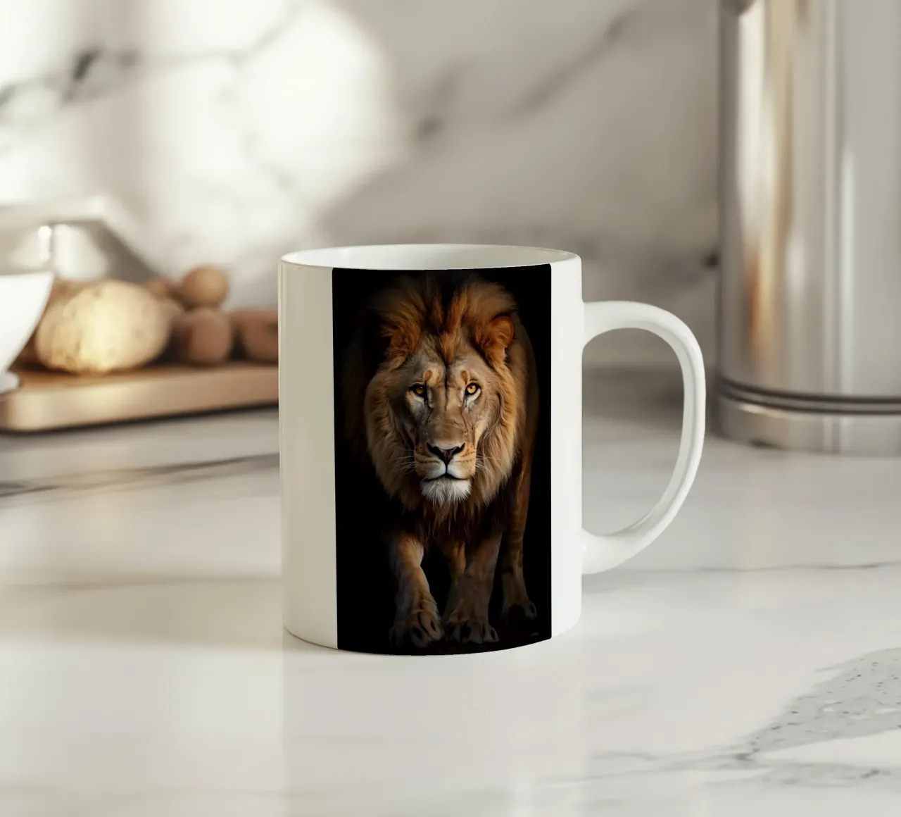 Leone tazza in ceramica da Imagine