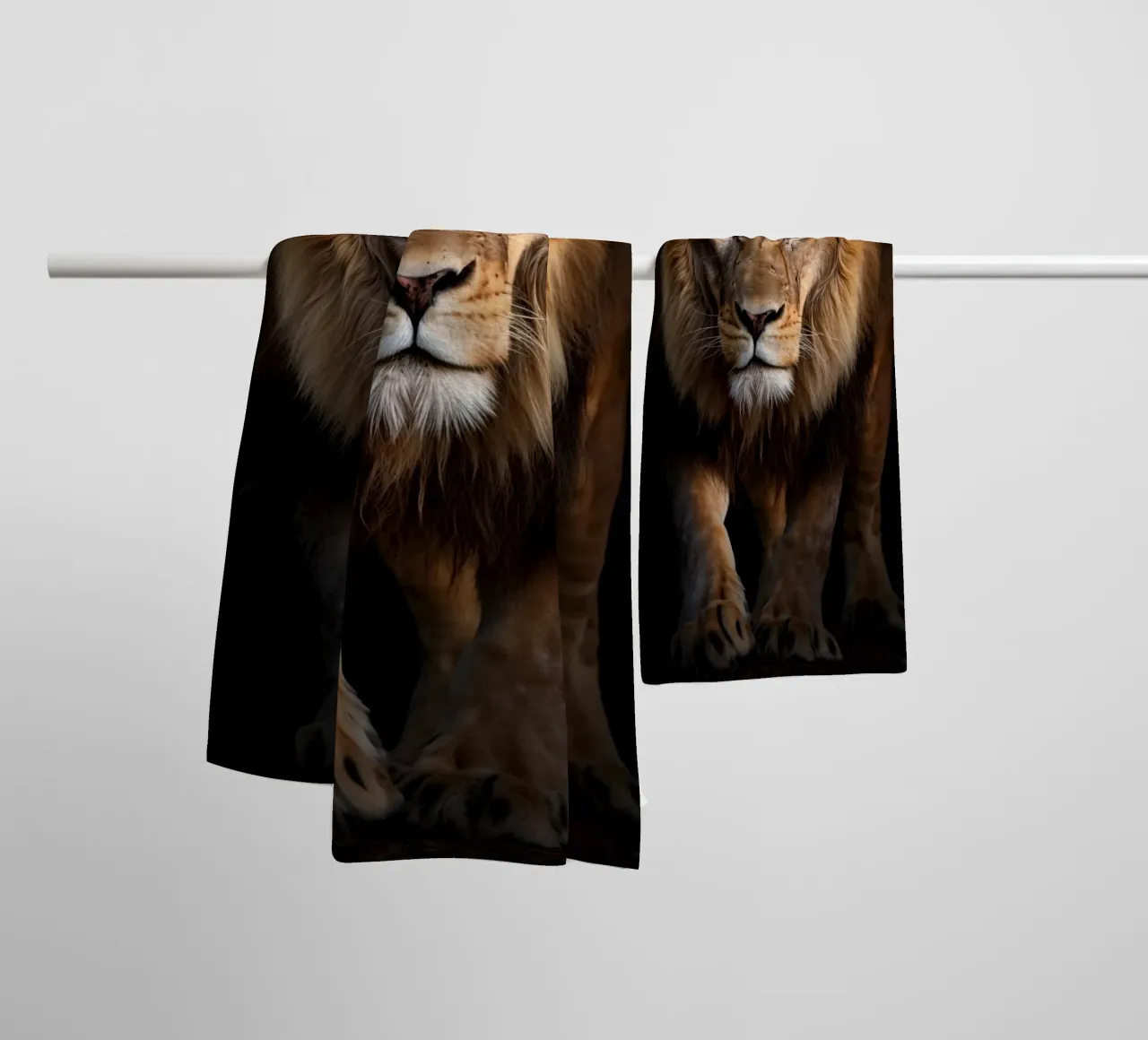 Leone asciugamano da bagno da Imagine