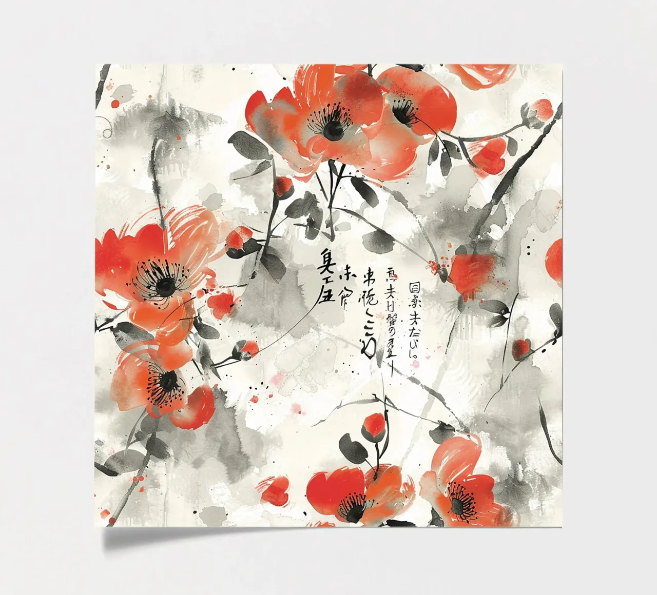 Sakura Serenity foglio adesivo da Botanical Pattern House
