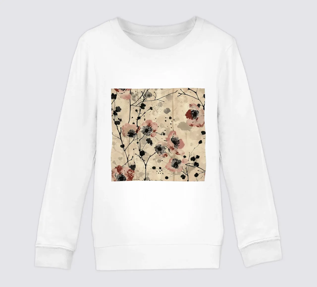 Sakura Serenity felpa bambino da Botanical Pattern House