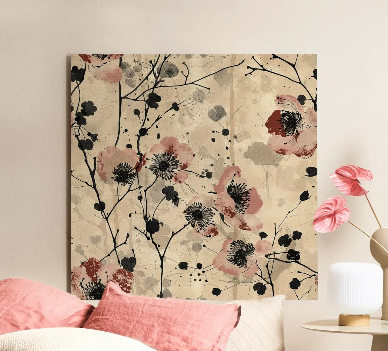 Sakura Serenity alluminio dibond da Botanical Pattern House