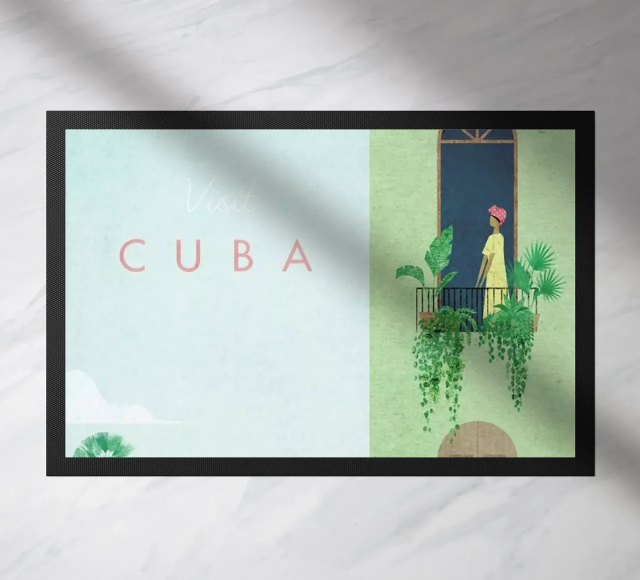 Cuba deurmat van Henry Rivers