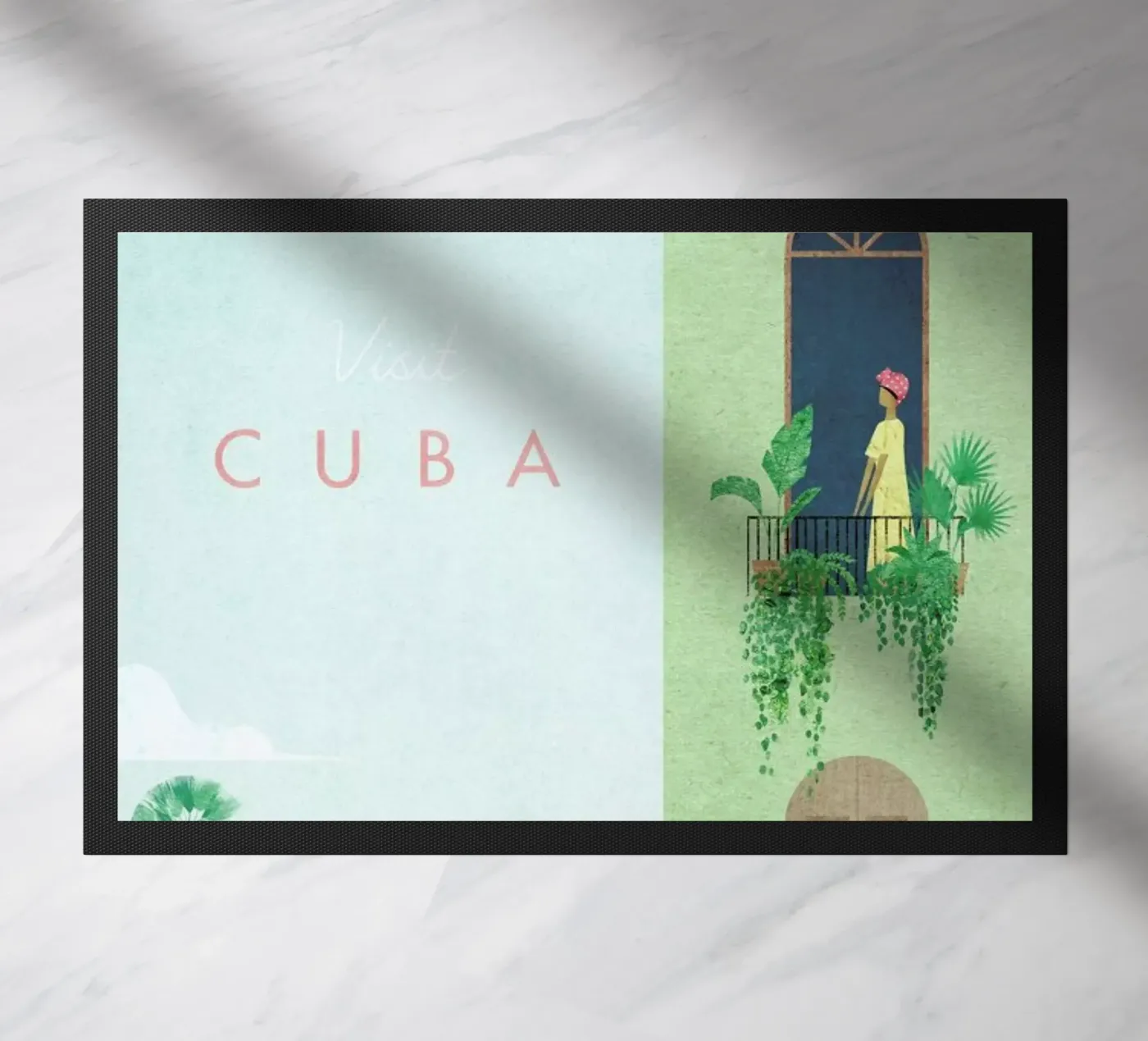 Cuba deurmat van Henry Rivers