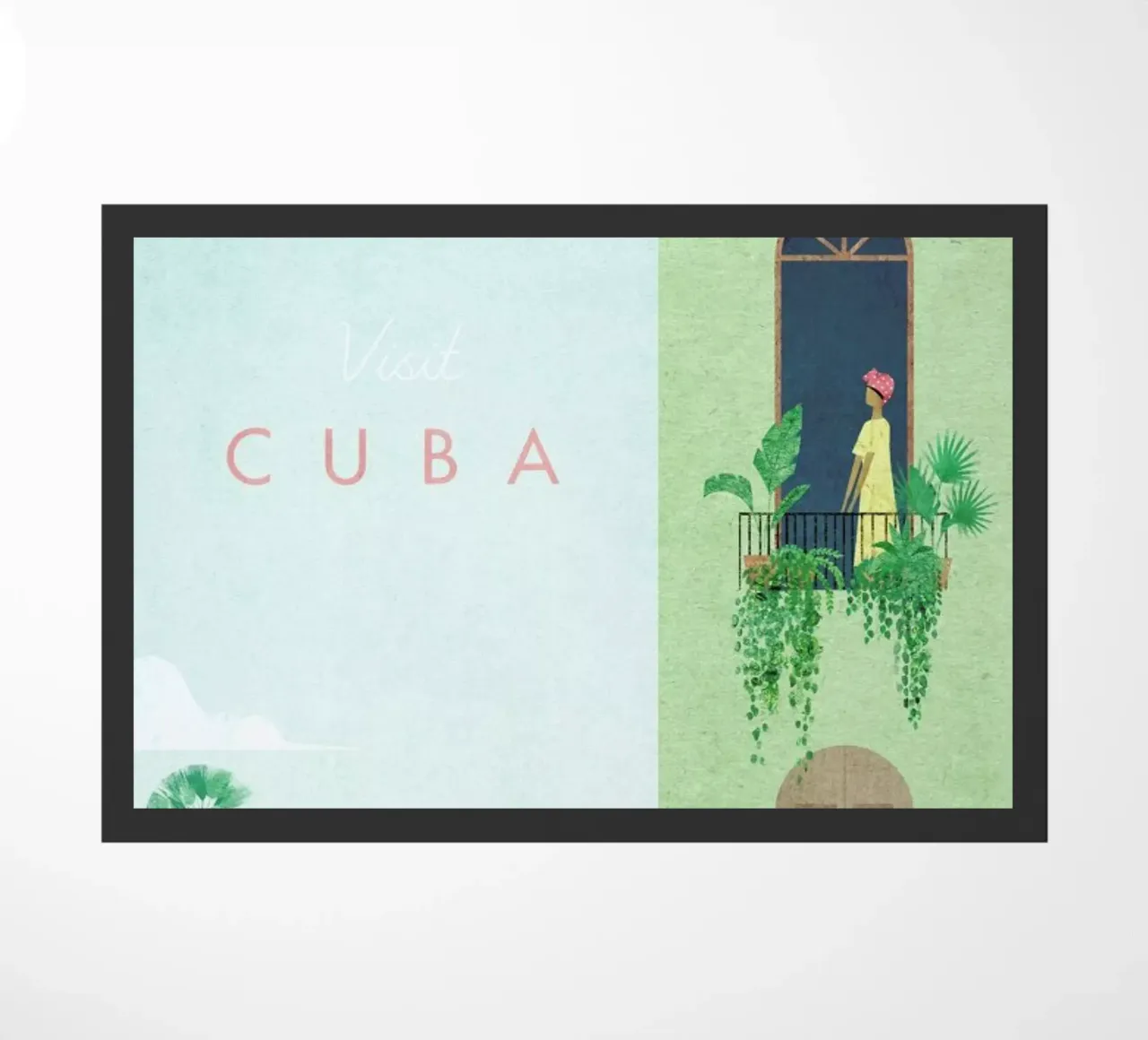 Cuba deurmat van Henry Rivers