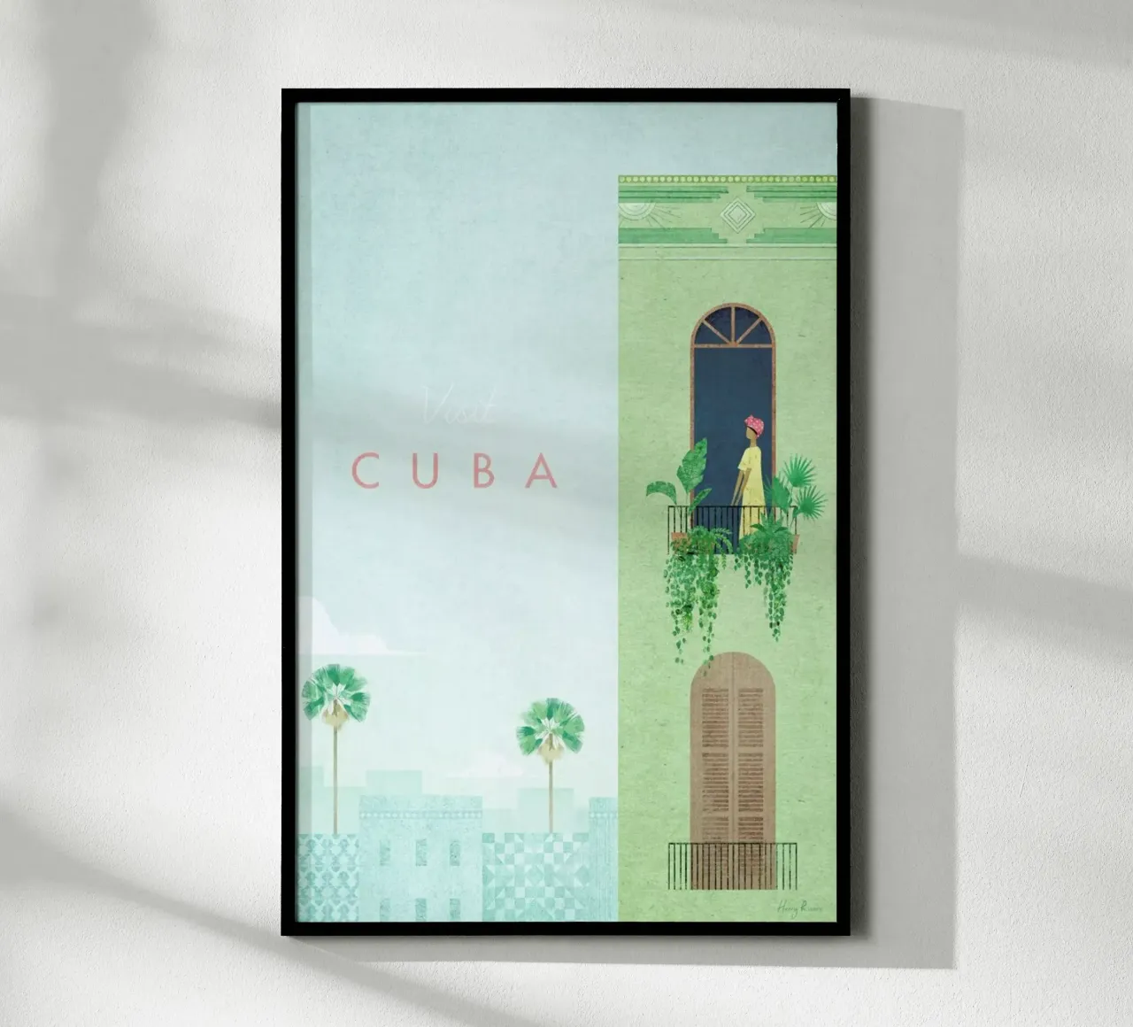 Cuba poster con telaio in plastica da Henry Rivers