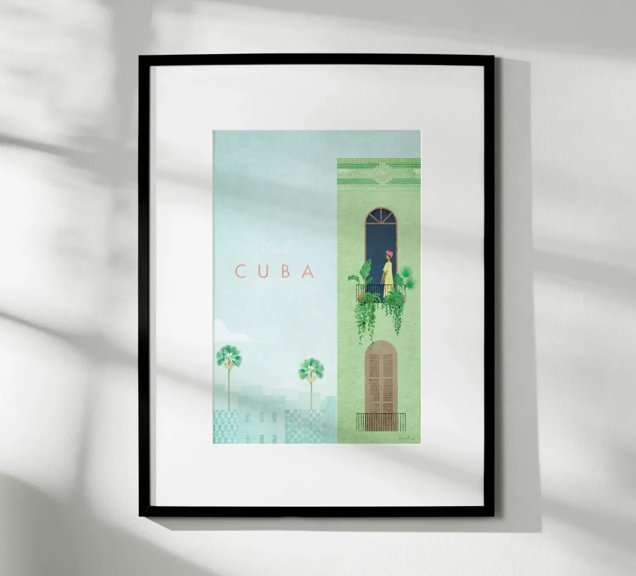 Cuba poster con telaio in plastica da Henry Rivers