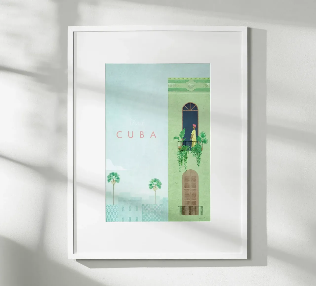 Cuba poster con telaio in plastica da Henry Rivers