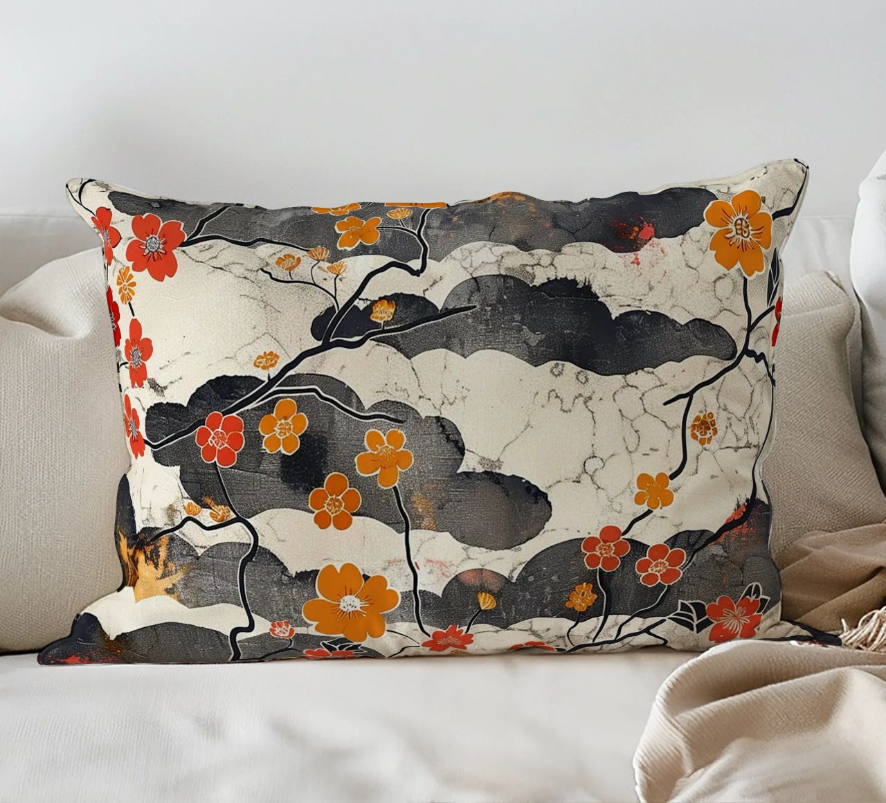 Sakura Serenity cuscino da Botanical Pattern House