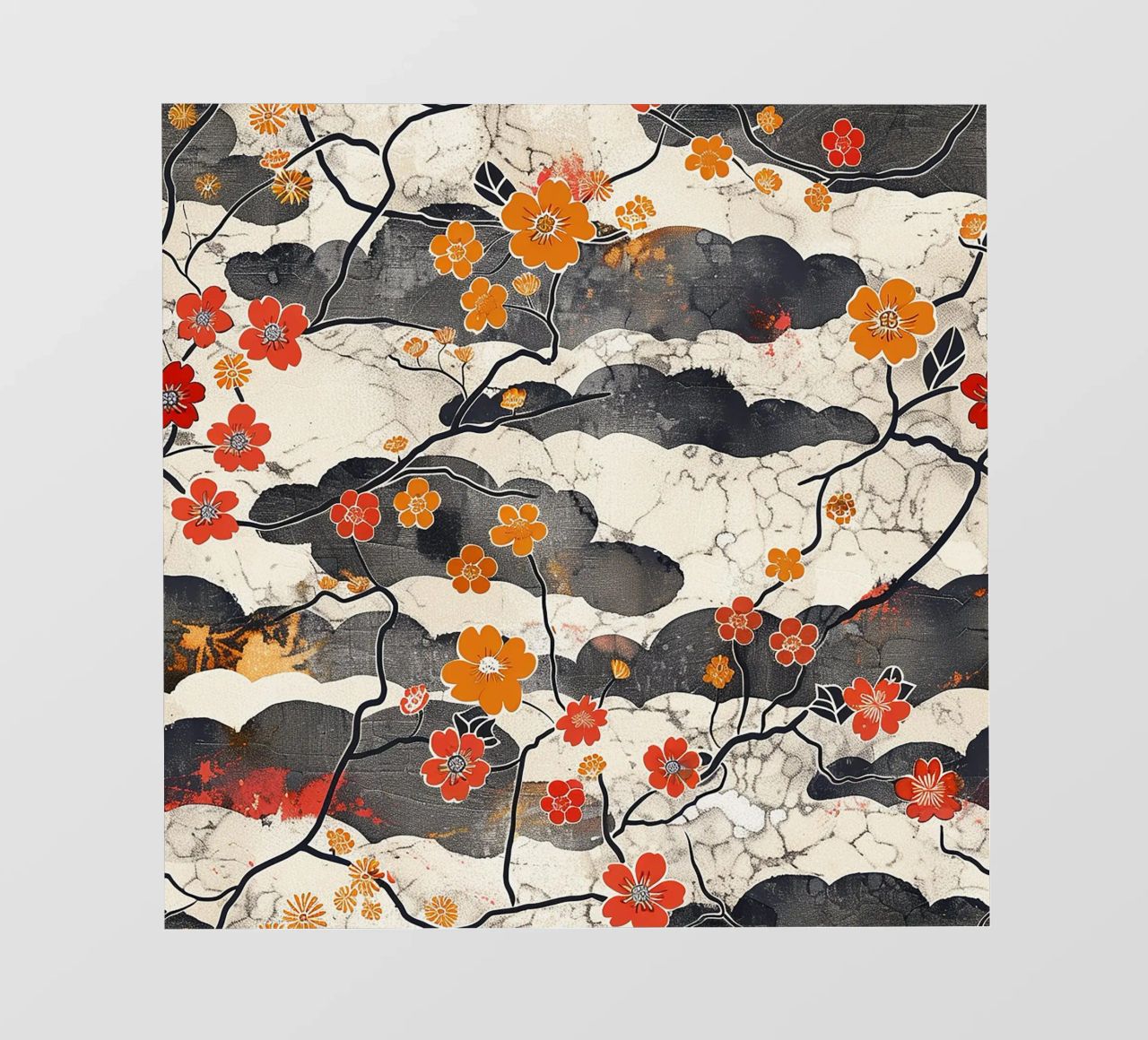 Sakura Serenity pellicola backlit da Botanical Pattern House