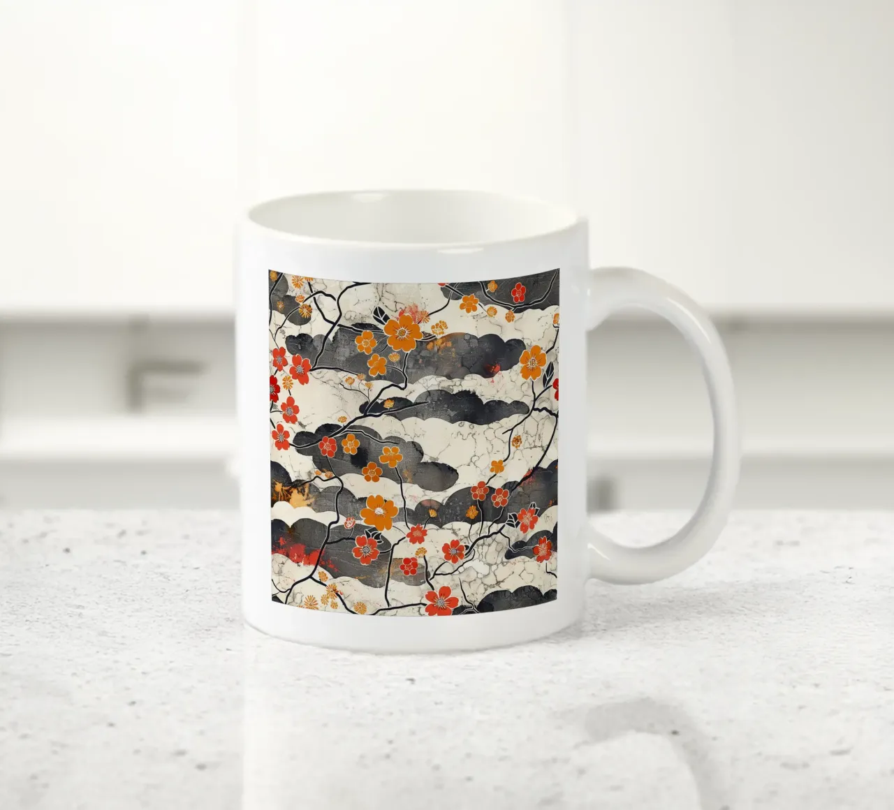 Sakura Serenity keramische mok van Botanical Pattern House