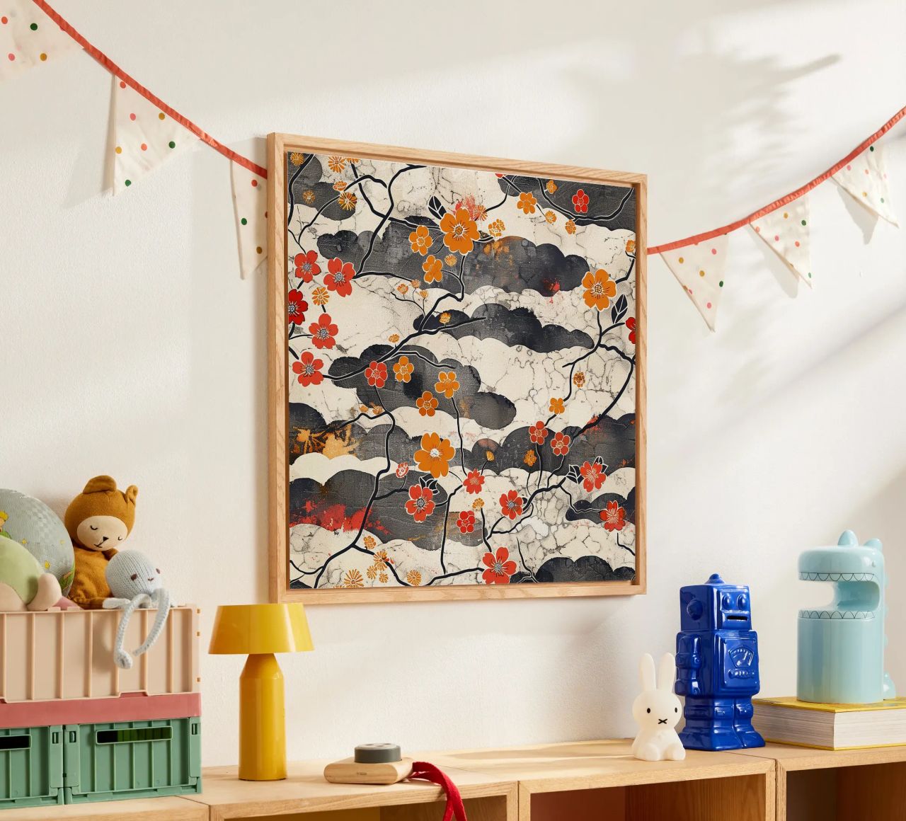 Serenidad Sakura metacrilato de Botanical Pattern House