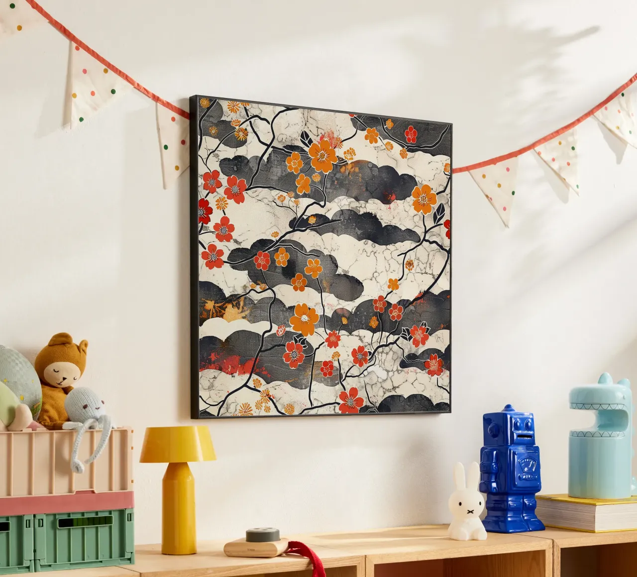 Sakura Serenity alluminio dibond da Botanical Pattern House