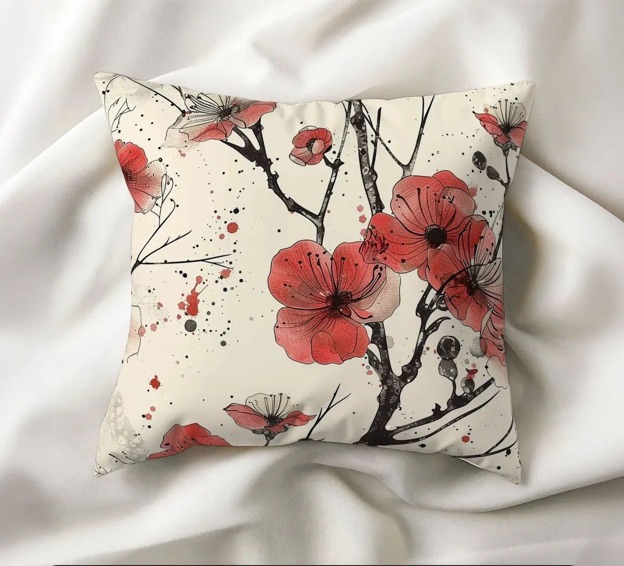 Sakura Serenity cuscino da Botanical Pattern House