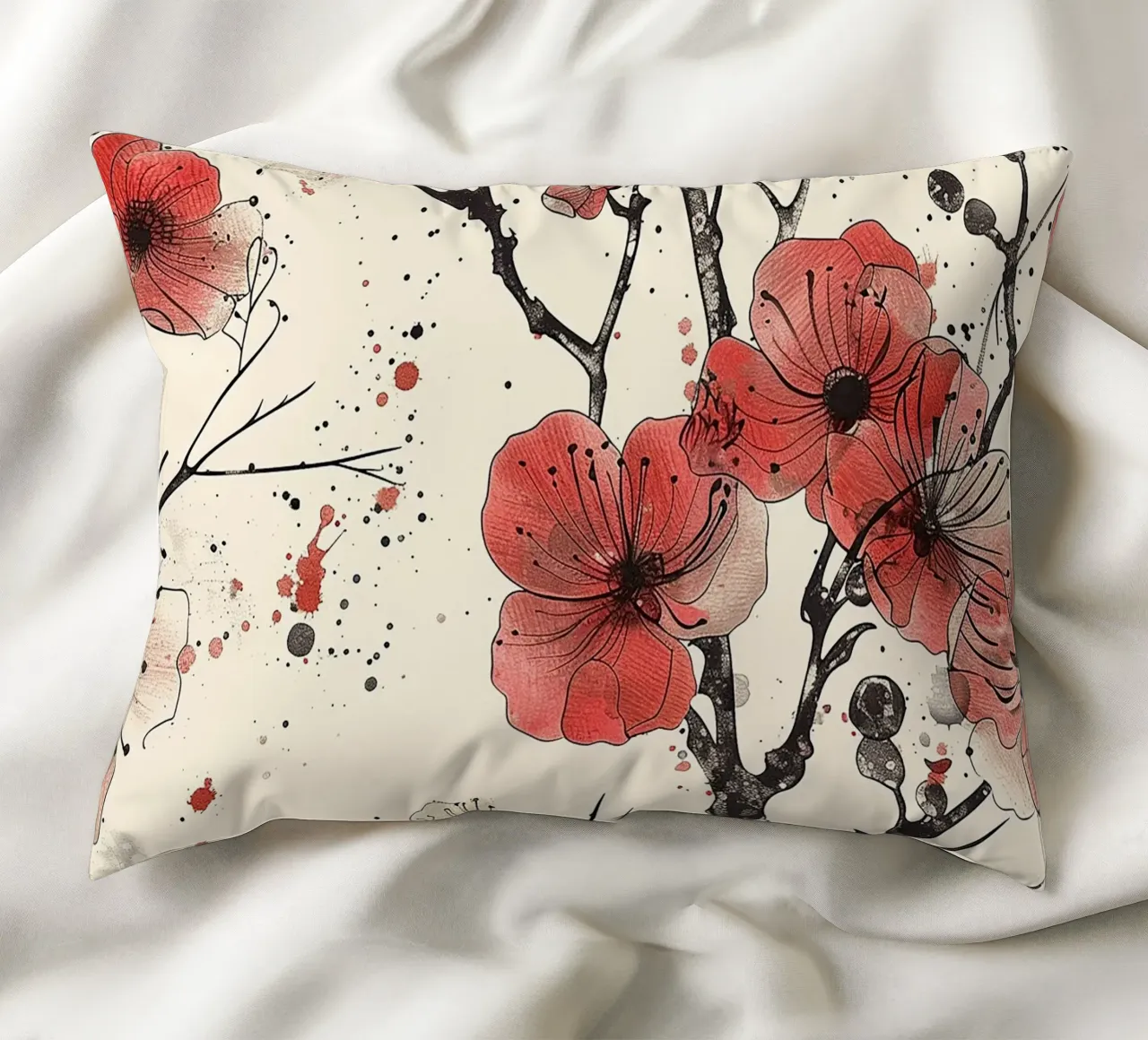 Sakura Serenity cuscino da Botanical Pattern House