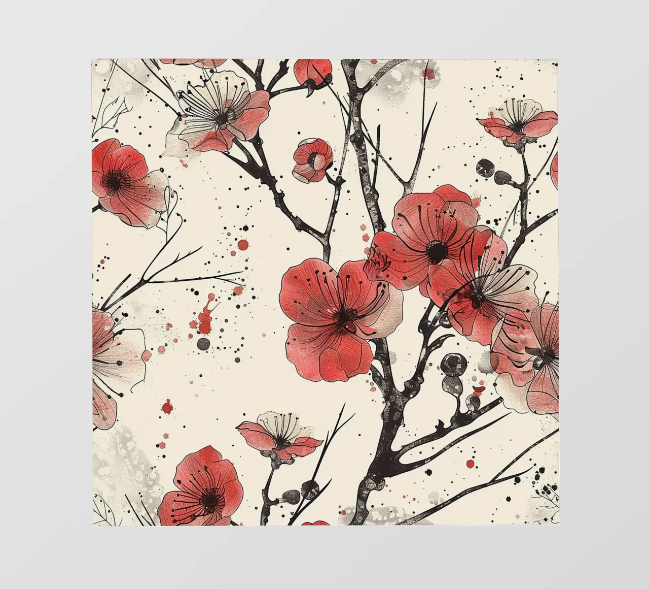 Sakura Serenity pellicola backlit da Botanical Pattern House
