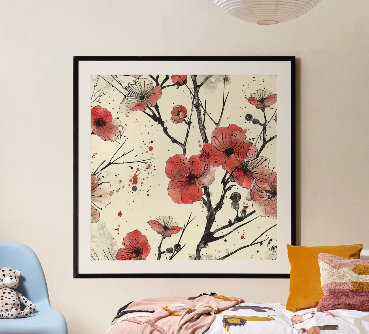 Sakura Serenity poster da Botanical Pattern House