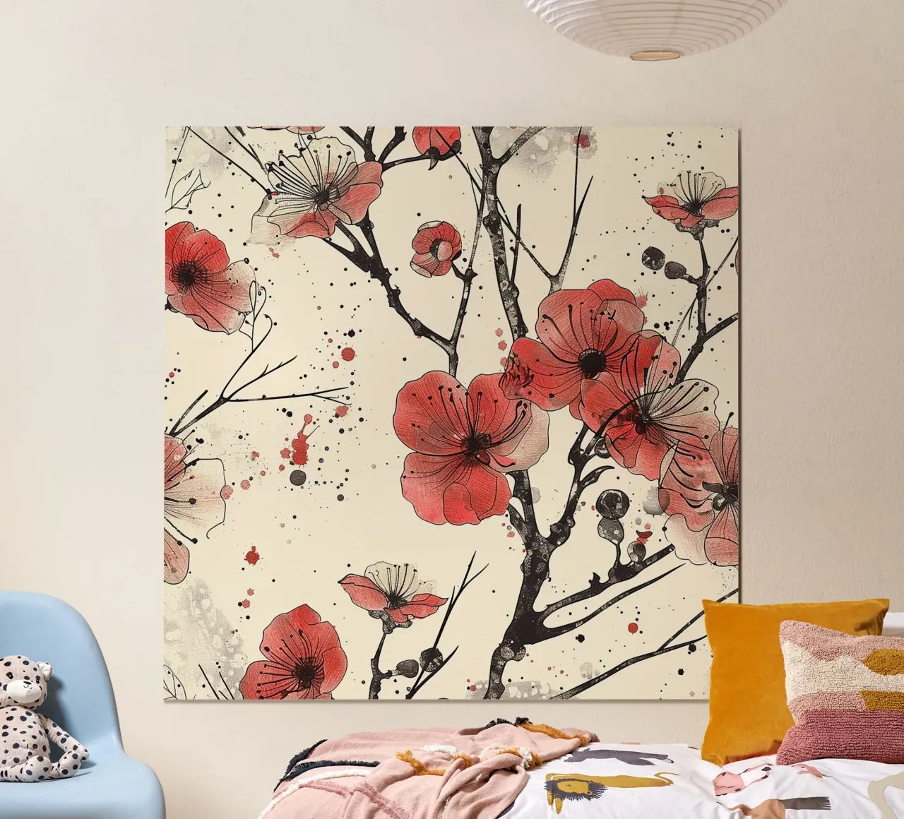 Sakura Serenity poster da Botanical Pattern House