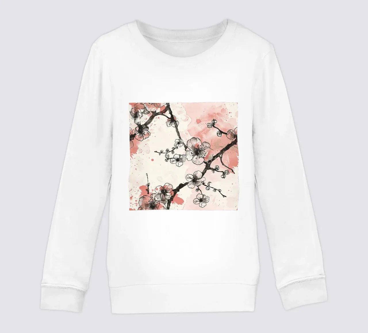 Sakura Serenity felpa bambino da Botanical Pattern House