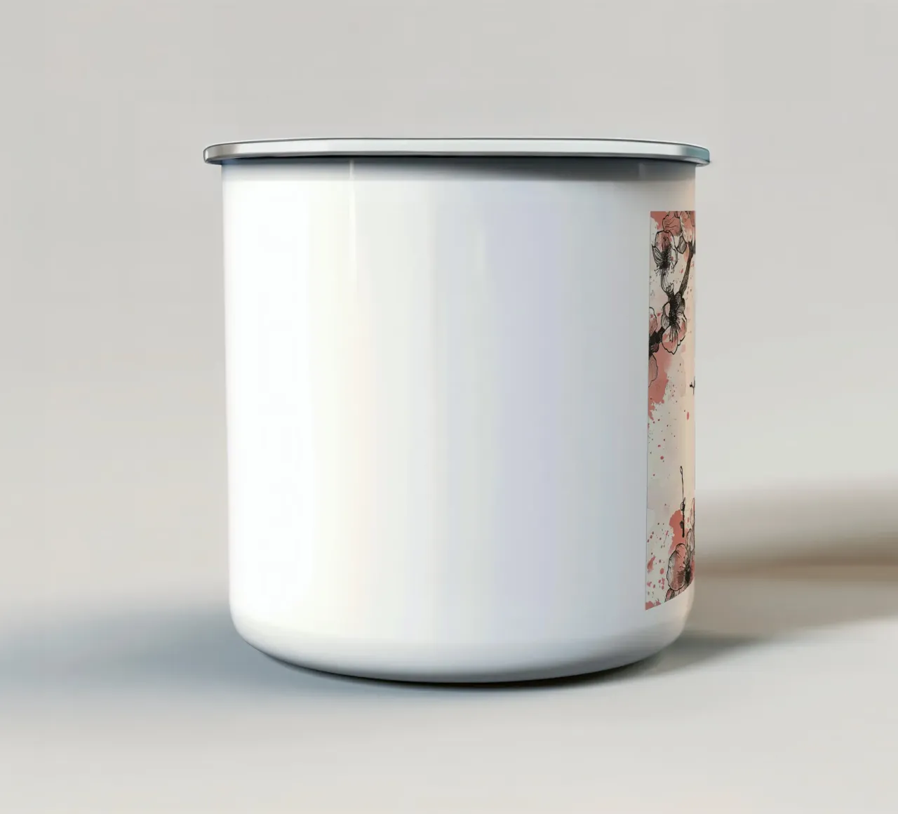 Sakura Serenity tazza in smalto da Botanical Pattern House