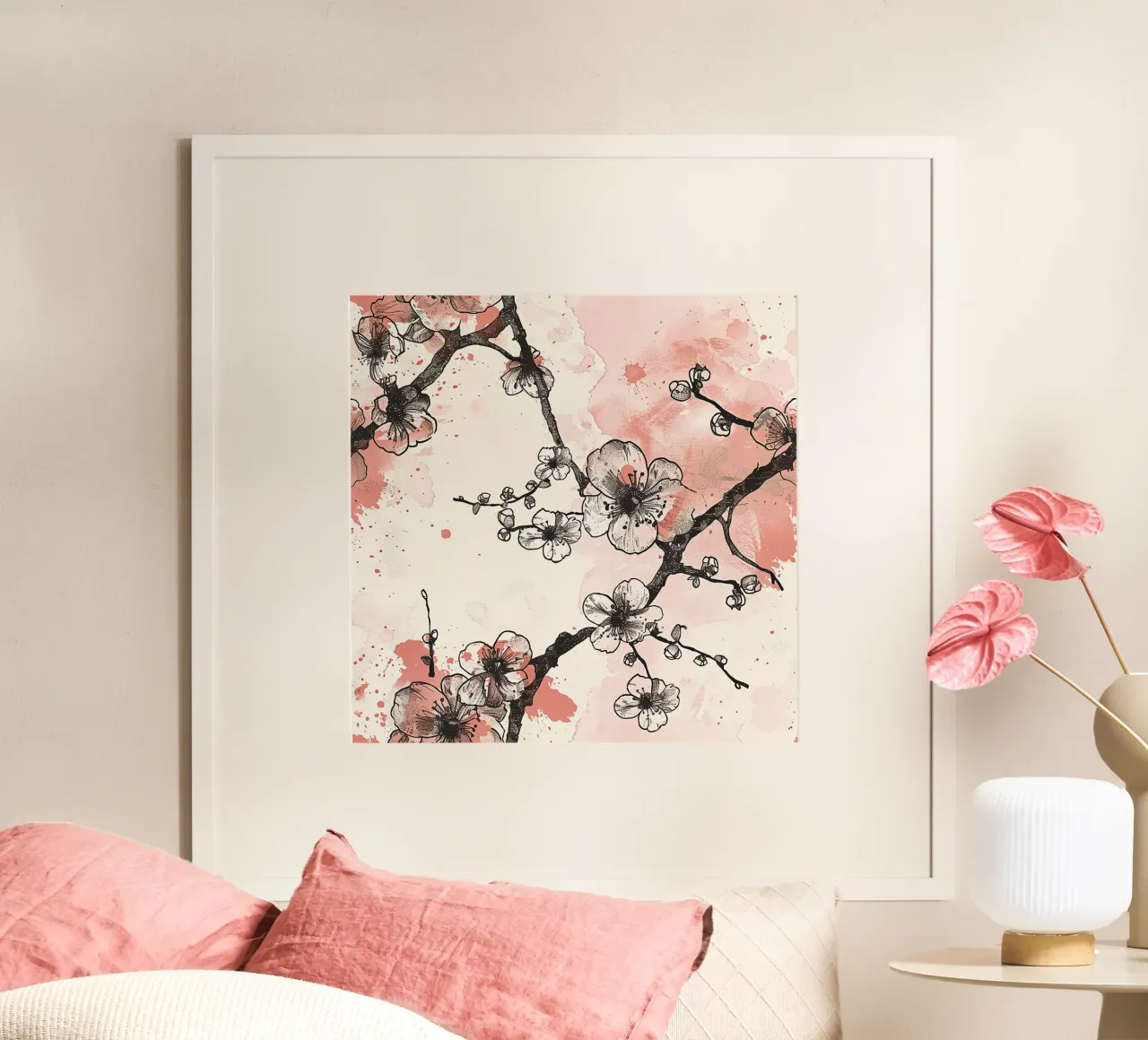 Sakura Serenity carta hahnemühle da Botanical Pattern House