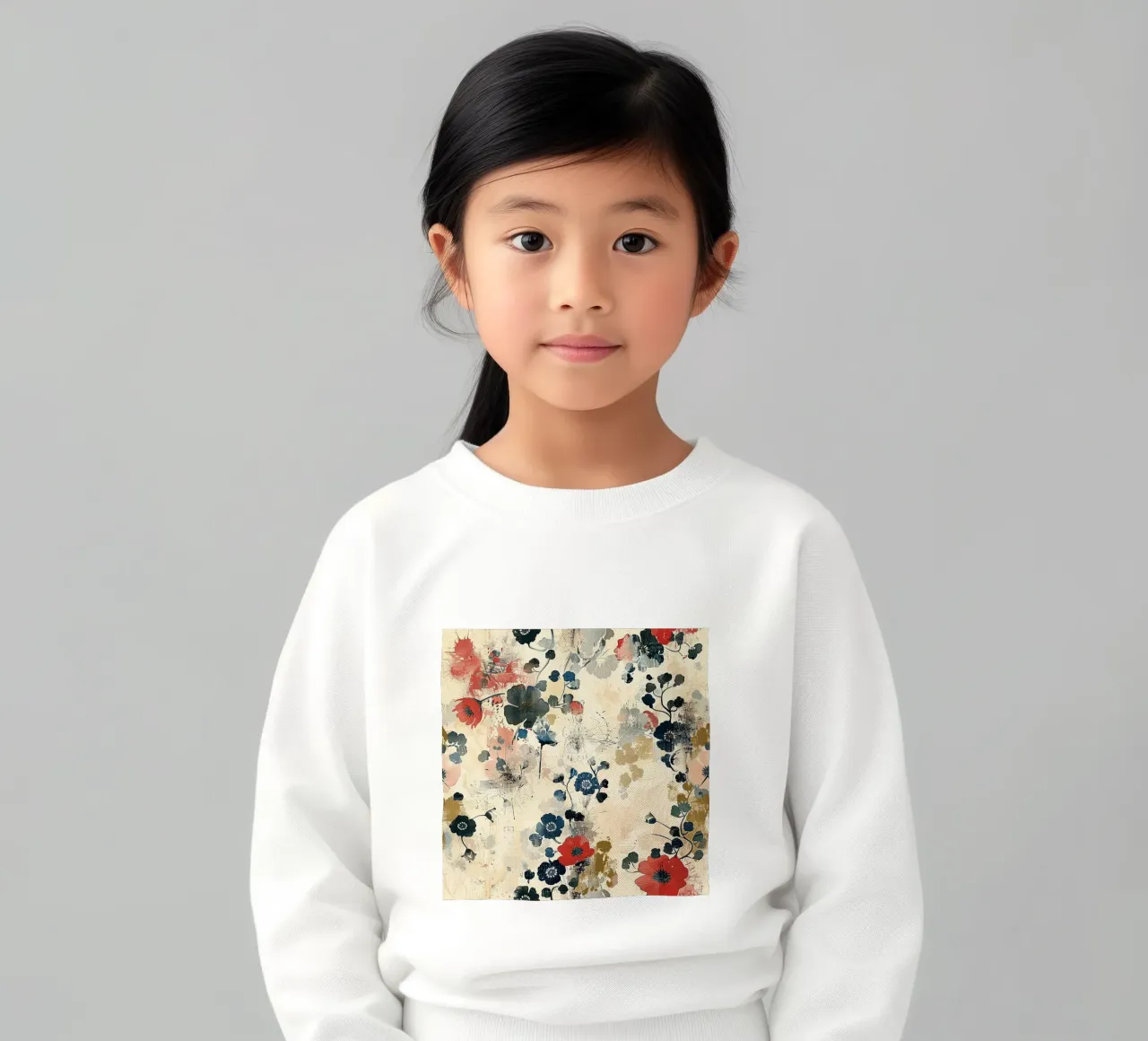 Sakura Serenity felpa bambino da Botanical Pattern House